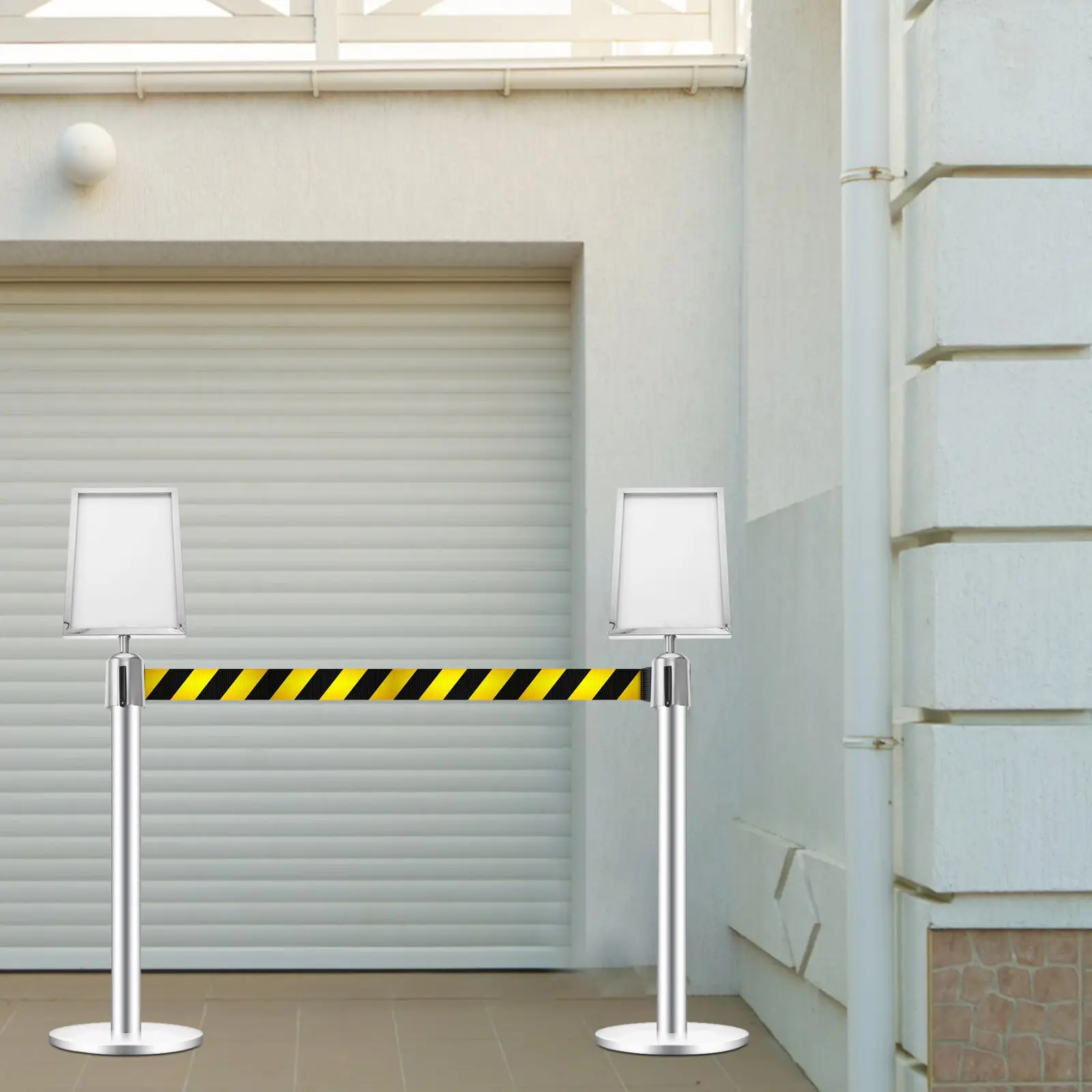 Cordon Tekenhouders Crowd Control Frame Portret Stanchion RVS Sentry Office Post Top