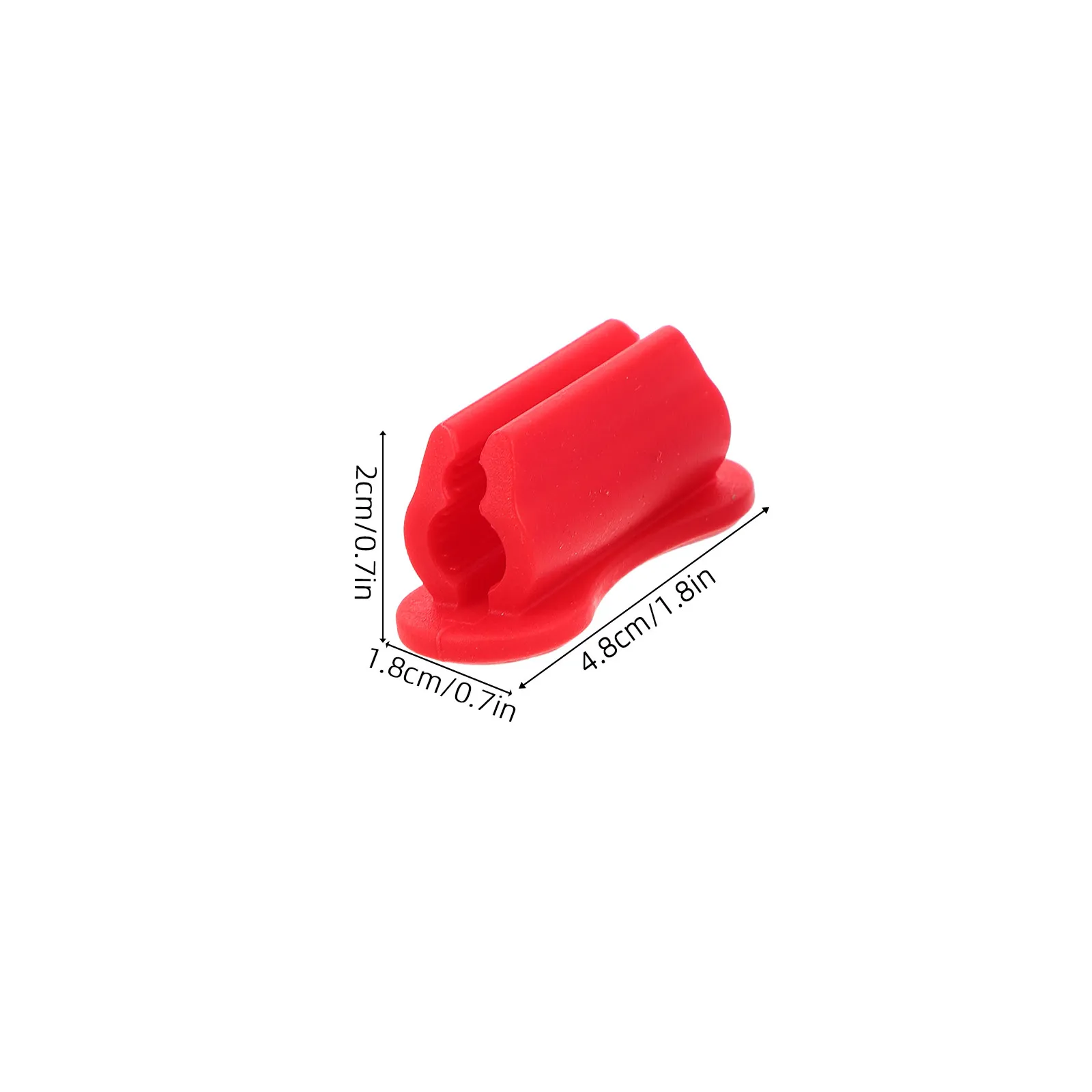 6Pcs Silicone Pen Pencil Holder Adhesive Desk Organizer Stylish Design Easy Clean Workspace Tidy Supplies
