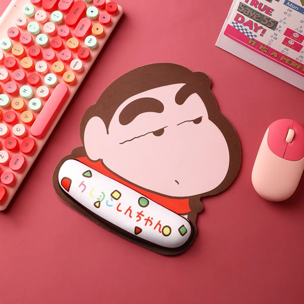 

The New Cartoon Cute Crayon Shin-chan Mouse Pad Computer Resembles A Plastic Non-slip Wrist Rest Accessory Personality Toy