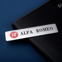 Car Interior sticker decorate Emblem Decal For Alfa Romeo Giulia Stelvio MiTo Giulietta Tonale ALFA 4C Disco Volante Mito 147 GT