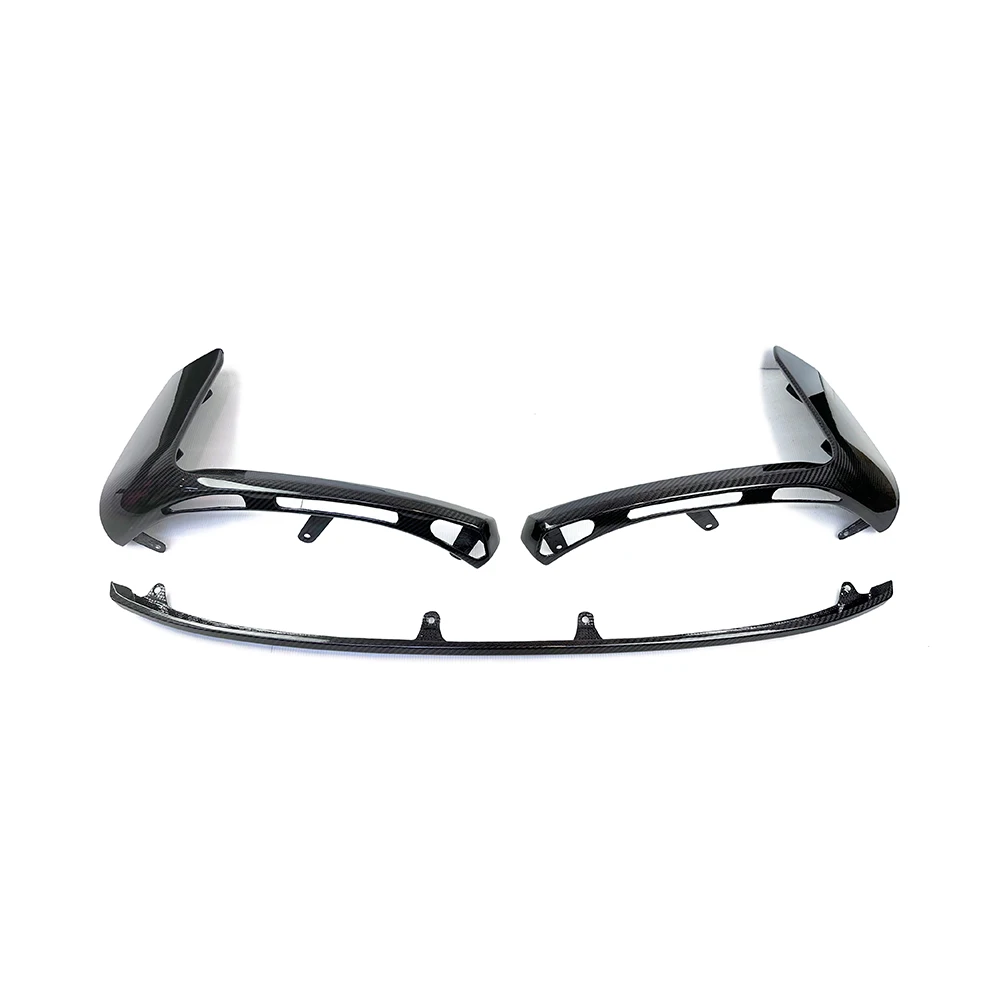M Performance Style Carbon Fiber Front Bumper Add-on Lip Fits For 2022-2024  G87 M2 Only