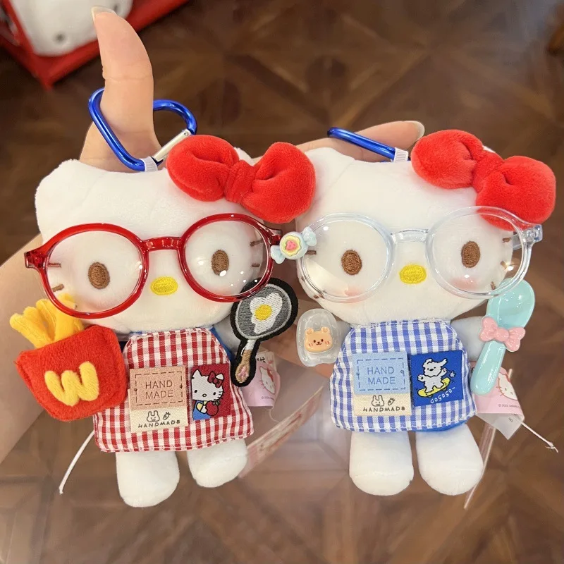 Nowy Kreskówkowy Hello Kitty Pluszowy Brelok Pluszowa Zawieszka do Torby Seria Tysiące Zmian Kostiumów Pluszowa Lalka Zabawka