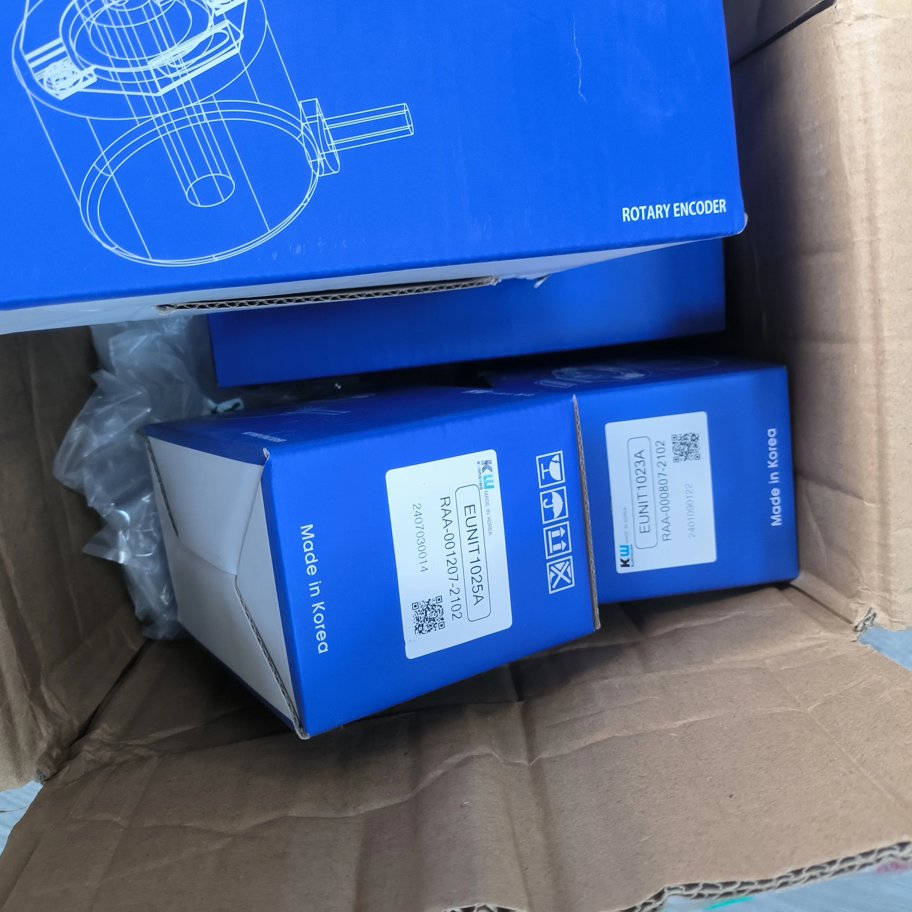 新製品 ロータリーエンコーダ RIB-60-1024VLF-A CNC角フランジエンコーダ