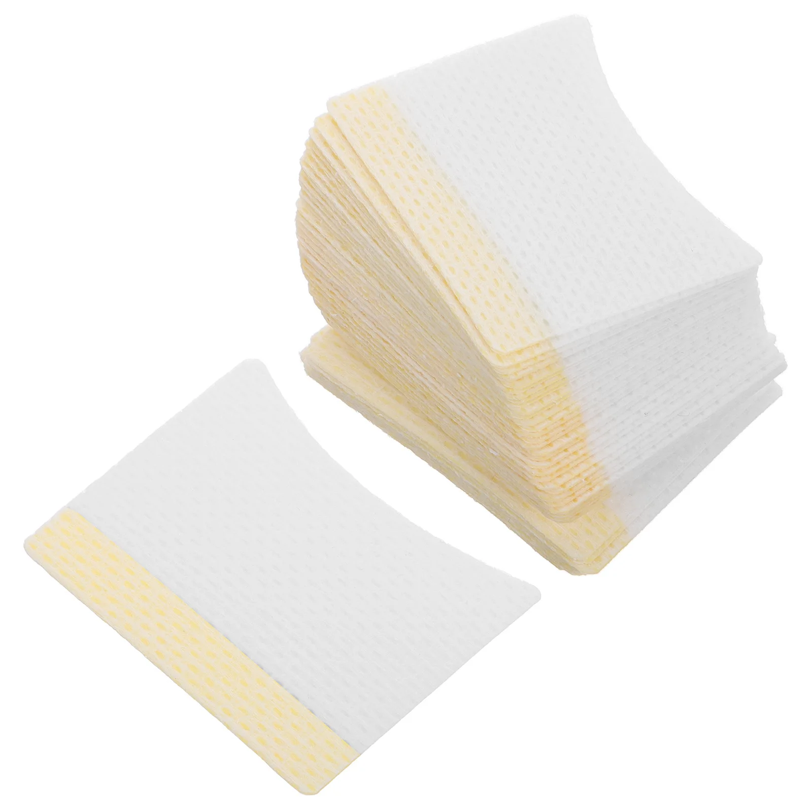 40Pcs Eyelash Extension Remover Pads Disposable Cotton Under Eye Lash Patch for Lash Perming Tinting Glue Cleaning Makeup