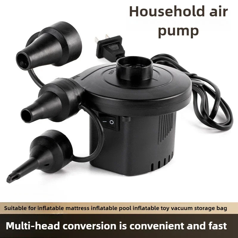 110V-240V Household Air Pump 50W Small Pumping and Charging Dual-purpose Electric Air Pump 450L/min US EU UK Air Pump