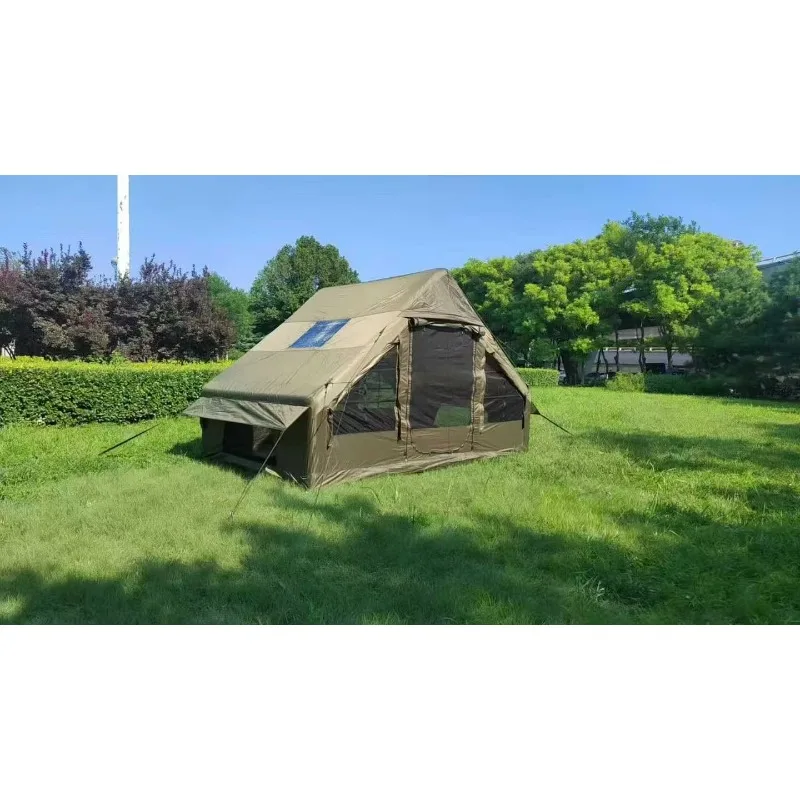Competitive Price Double Inflatable Tents Camping Quick Automatic Opening Outdoor Large Family Camping Tent