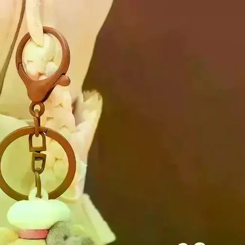 

Милый брелок-подвеска для телефона/сумки: Аксессуар-украшение в виде мультяшного повара Hello Kitty с флокированием, подарок