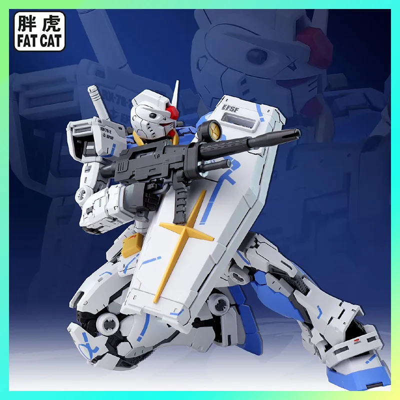 

【New product】FAT CAT Model MG 1/100 RX-78-2 Ver.9 001Magnification Series Original Mobile Suit Zulan Color Scheme Assembly Model