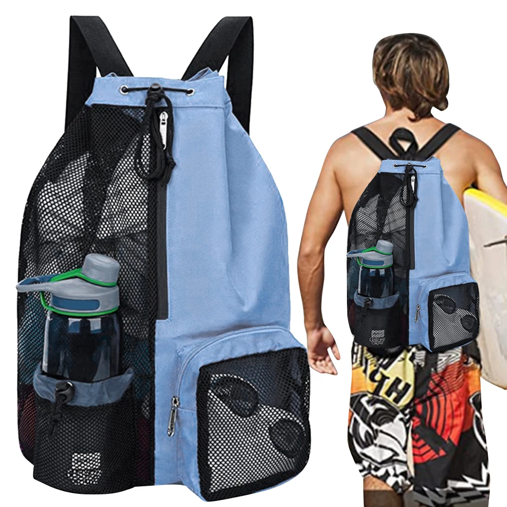 mochila-de-malha-com-cordao-bolsa-esportiva-para-natacao-leve-com-cordao-para-academia-a-prova-d'agua-alca-ajustavel-para-natacao-e-academia