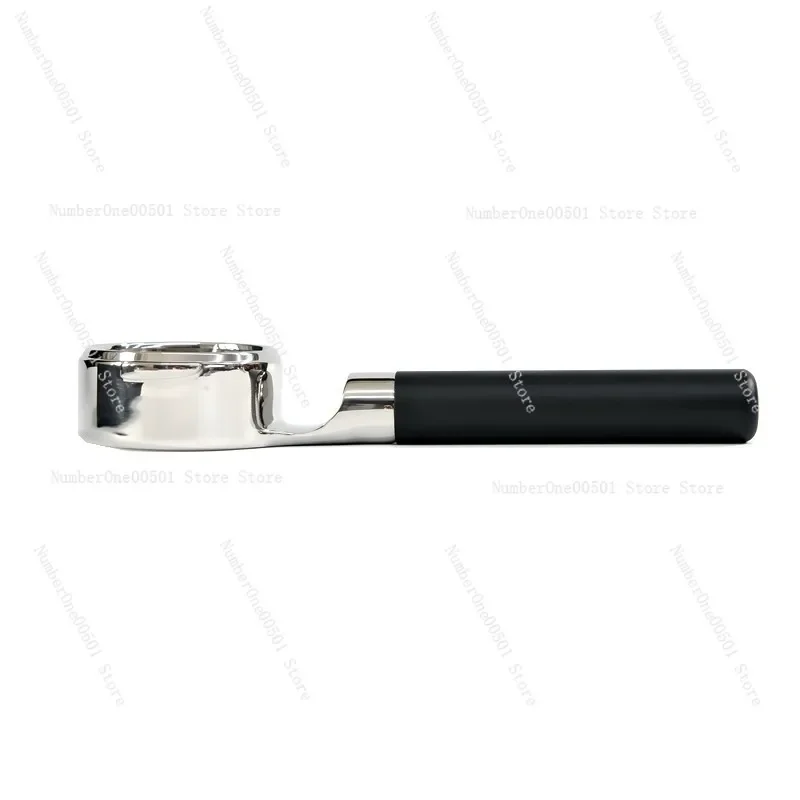 Flat bottomless coffee handle, black walnut weighs 400 grams, suitable for E61, suitable for mischief