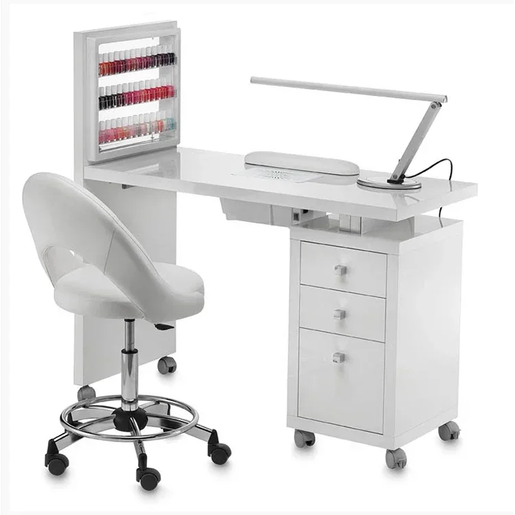 Vintage Manicure Table Nails Table Salon Manicure Equipment Nail Technician Table with Chair for Sale