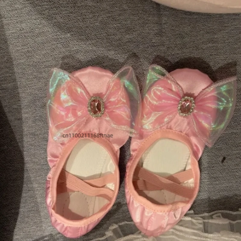 أحذية رقص للفتيات بنعال ناعمة، باليه للأطفال، أحذية رقص للأطفال، عروض مسرحية لطيفة، أحذية رقص على شكل مخلب القطط