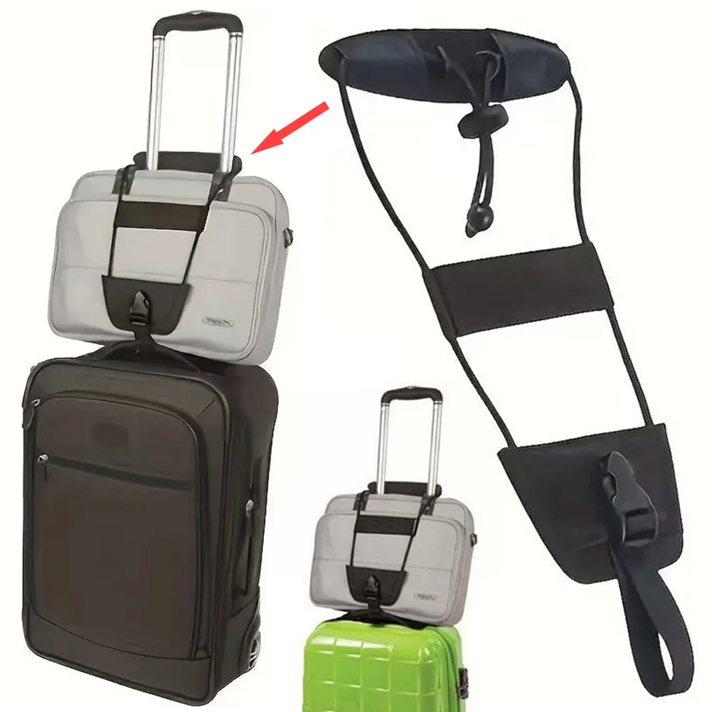 Elastic Adjustable Luggage Strap Carrier Strap Baggage Bungee Luggage Belts Suitcase Belt Travel Security Carry On Straps