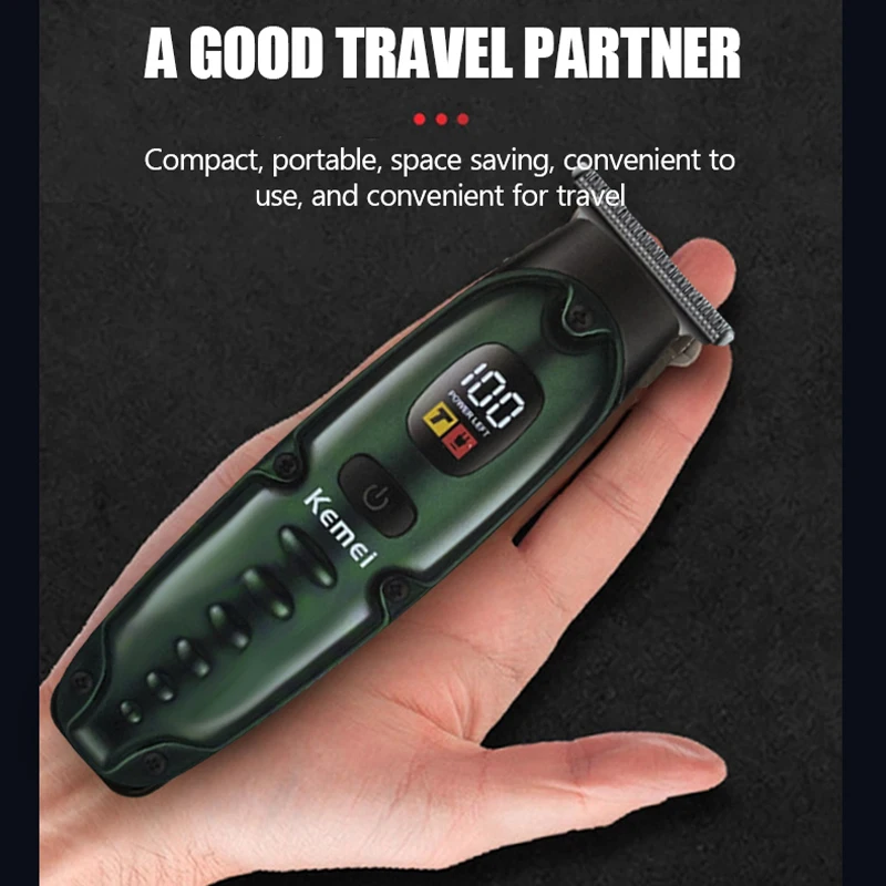 مقص شعر كهربائي لاسلكي للرجال ، مقص حلاق محترف ، مقص قص ، ضوضاء منخفضة ، قابل لإعادة الشحن ،