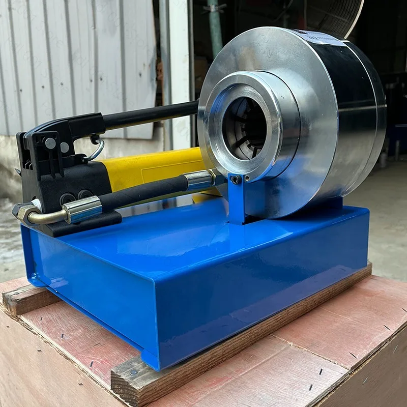 Manual Tube Shrinking Machine Hydraulic Small Portable Explosion-Proof Tube Brake Tube Pressing Machine High Pressure Machine