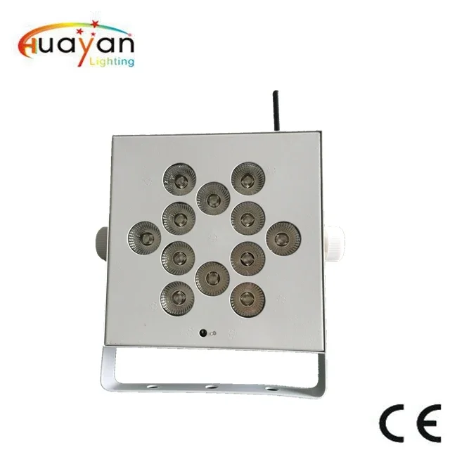 YYHC-Hight quality led stage lights !Rechargeable battery powered led stage bar lights/dj lights 12*12w 6in1