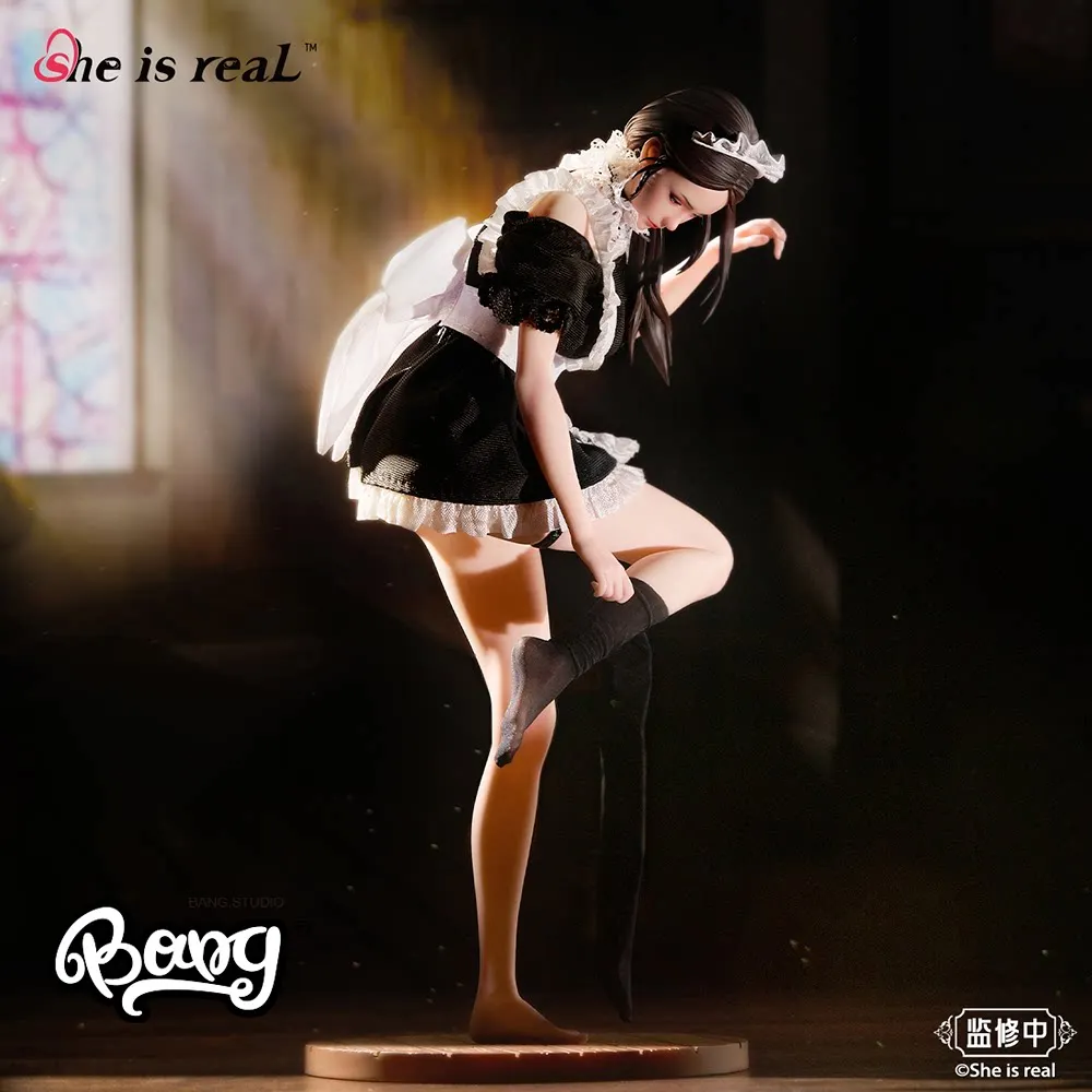

Коллекционная фигурка горничной Bang She Is Real Lou LL в масштабе 1/6, гиперреалистичная, для декора рабочего стола, подарок для коллекционеров аниме-фигурок