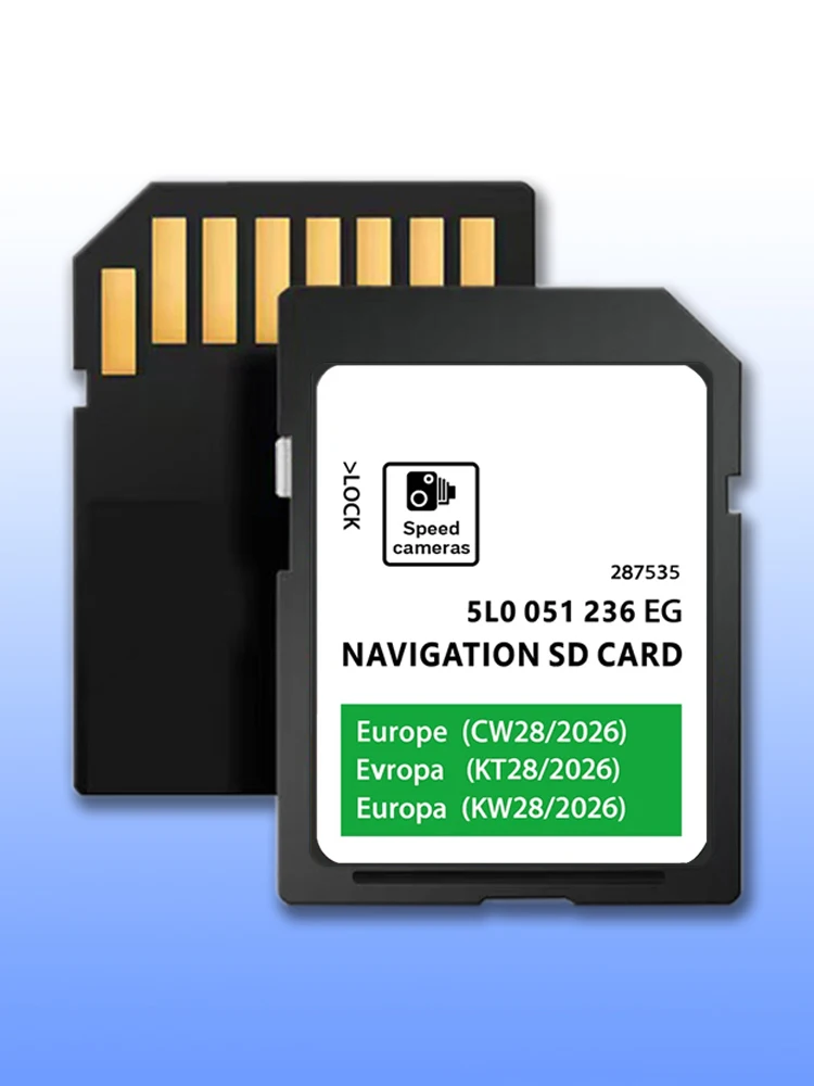 NAJNOWSZE Mapy Europy UK 2026 32GB 5L0051236EG Nawigacja do Skoda Octavia Superb Fabia Rapid Amundsen MIB2 Karta SD SAT NAV — zdjęcie produktu 7