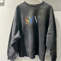 SAINT Rainbow Washed Hoodie High Street Casual Hip Hop Women Men Sweatshirts Pullovers