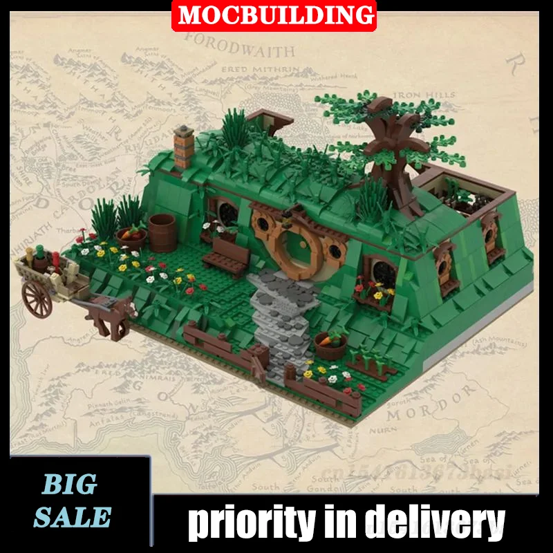 Famous Movie Series Bag End MOC Bistro Model Building Block Collection Bricks DIY Assembly Toys Gifts