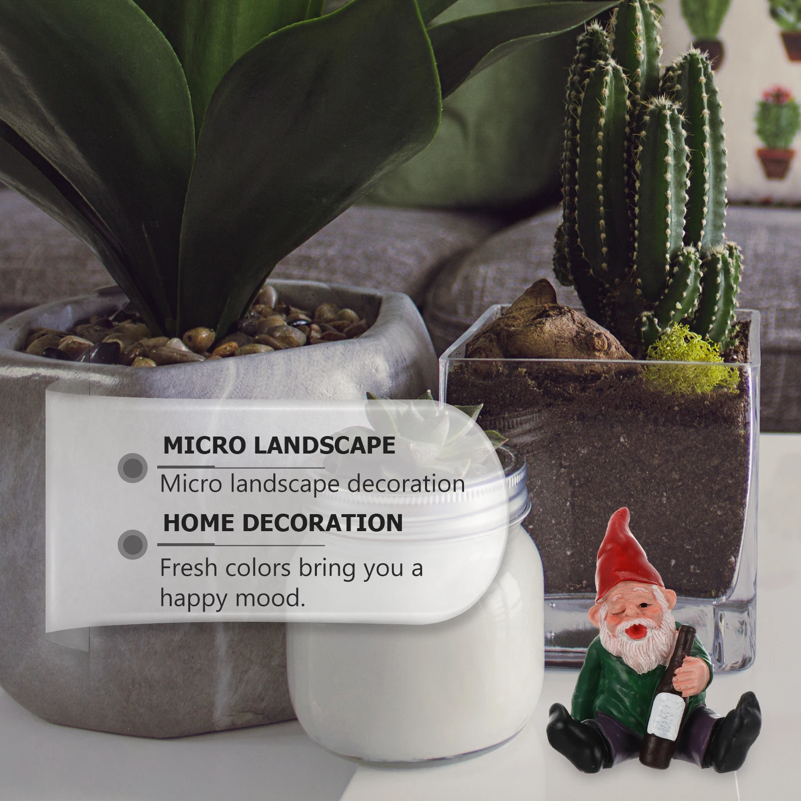 

Funny Garden Gnome Outdoor Statue Resin Crafts Lawn Ornaments Personality Decoration Dwarf
