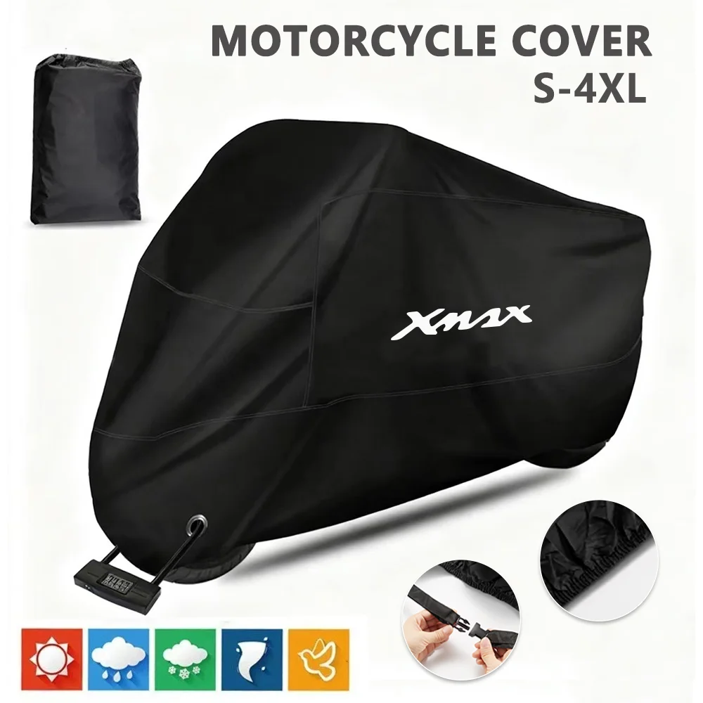 Housse de protection imperméable pour XMAX X-MAX 125 250 300 400, protection contre les intempéries et les éclairs
