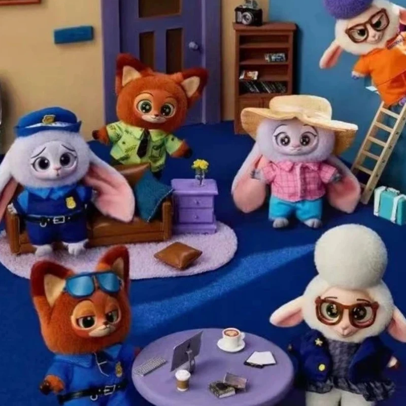 Pluszak Disney Premium Zootopia, modna zabawka, ozdoba do zawieszenia, kolekcjonerska figurka winylowa, miękka wypchana maskotka.