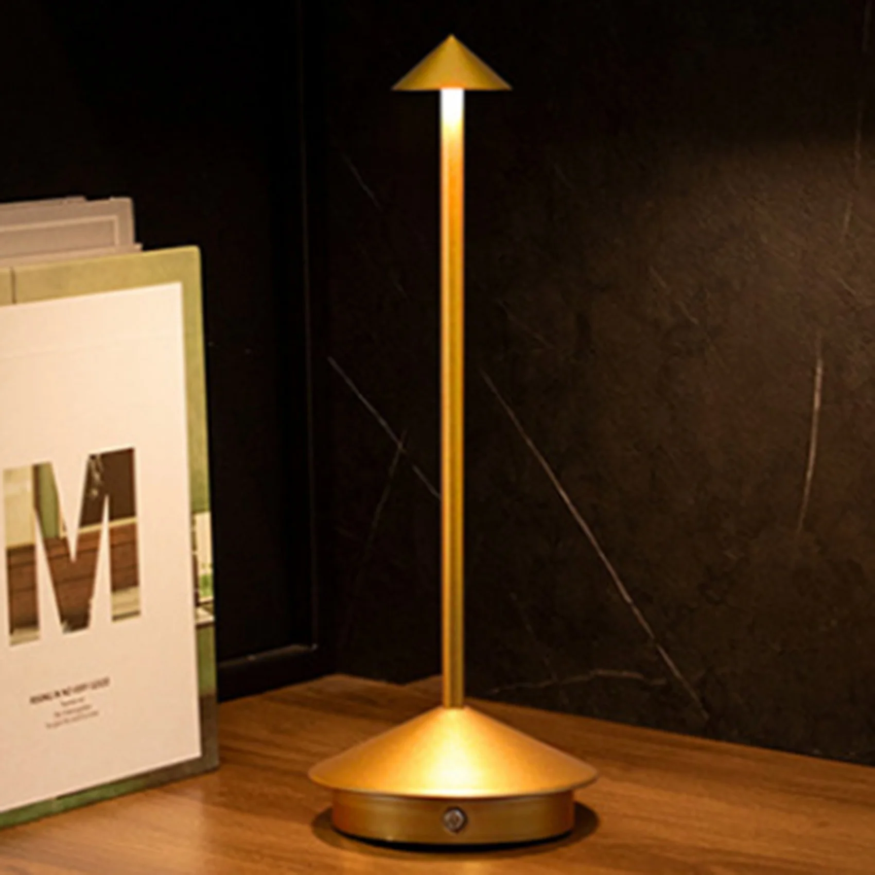 B14C 5X Type-C Rechargeable Table Lamp Dining Touch Led Hotel Bar Coffee Pro Table Lamp Decorative Lamp