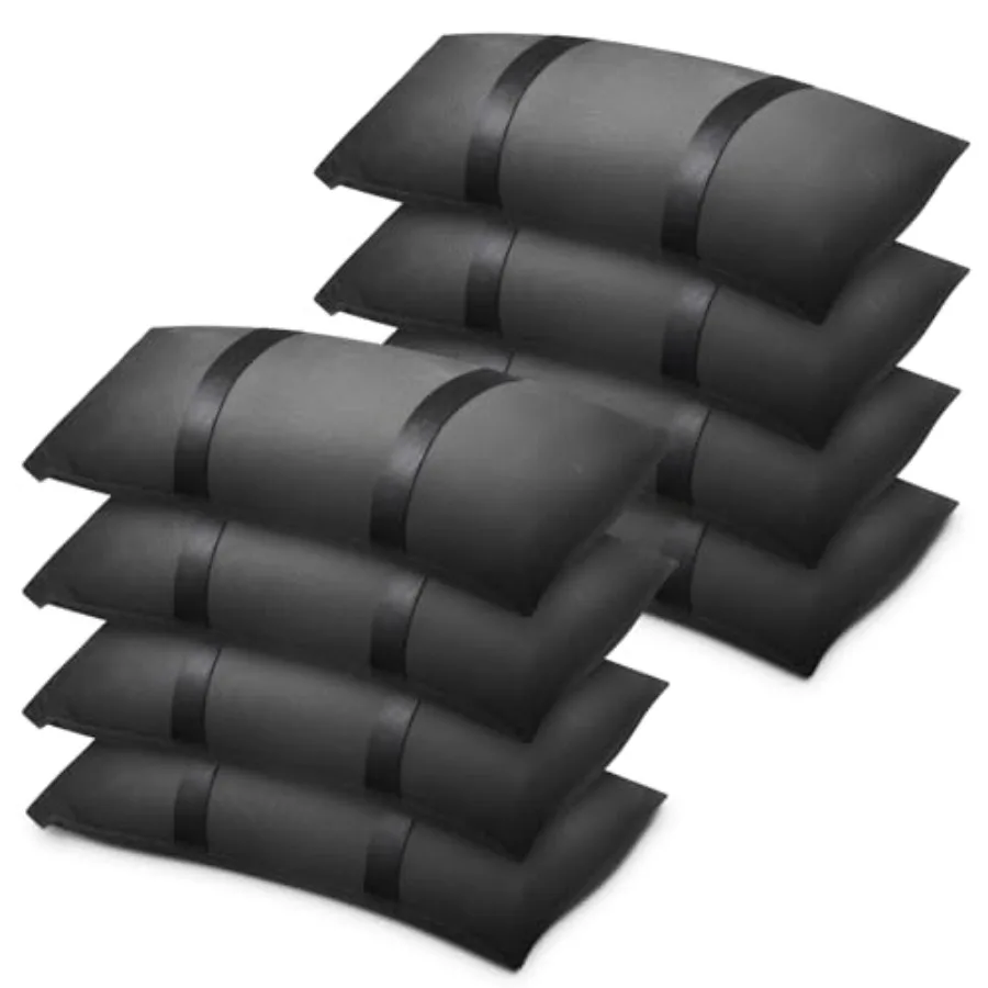 

400 LBS Umbrella Base Weights Fillable Sand Bags, Sand Bags for Weight, 8 Packs Heavy Duty Weight Bags, Weatherproof Furniture
