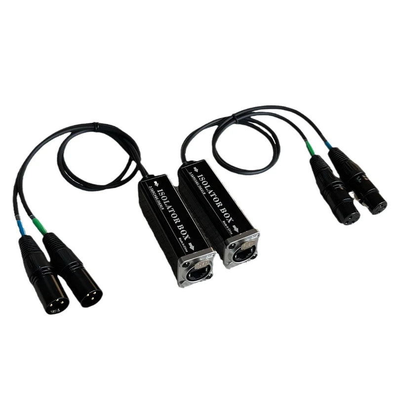 

4-Channel Canon network cable extender, four-channel DMX512 network signal extender, anti-interference extension of 300 meters