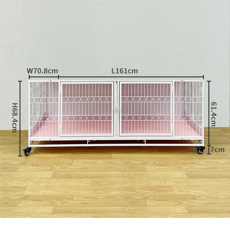 

Hot Sale Foldable Cat Villa Stackable Galvanized Metal Pet Cage Indoor Customized Design Factory Supply