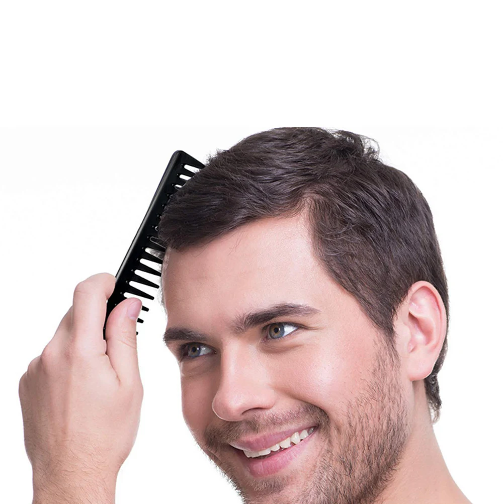 

Professional Vintage Hair Comb Wide Teeth Slicked-Back Styling Combs for Men Anti-Static Durable Unbreakable Lightweight Salon