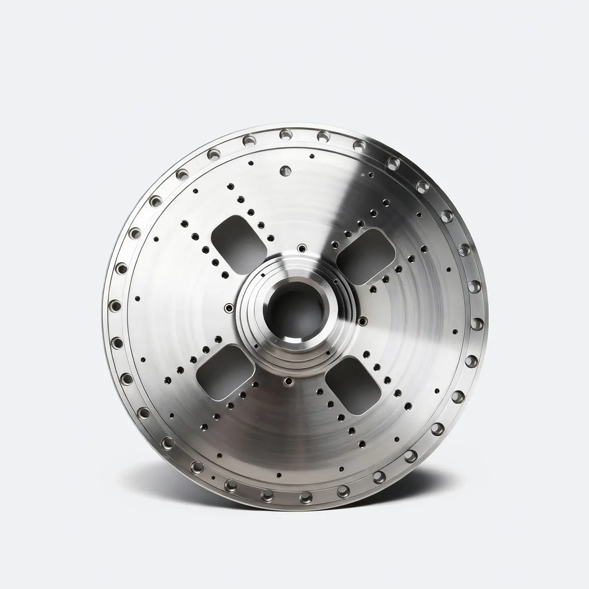 Horizontal Decanter Centrifuge Rotor Drum End Cover Large Flange-Type Multi-Stage Shaft Sleeve Duplex Stainless Steel Separation