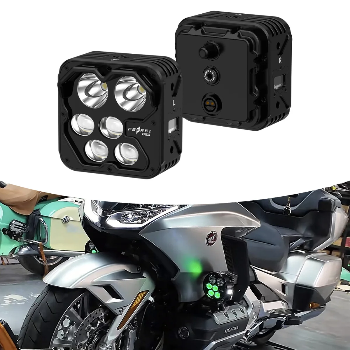 

Ferei FA318 LED Motorcycle Driving Light 23000 Lumens Auto Auxiliary Spotlight Effective RV Components Systems for Motorcycles