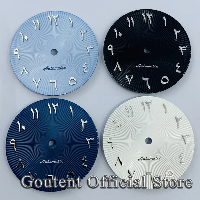 Gouent sterylna tarcza zegarka 29mm pasuje do mechanizmu PT5000 ETA2836/2824 DG2813/3804 Miyota 215 821A NH34 NH35 NH36