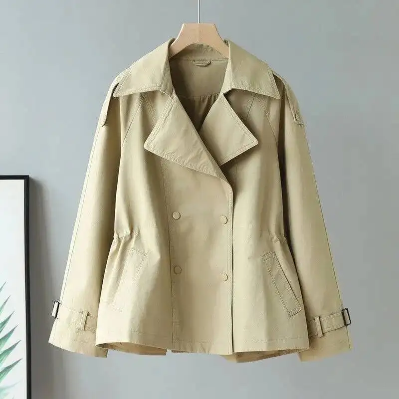 

Тонкое женское пальто с маленькой талией, топ