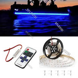 Wireless Dimmer LED Boat Strip Lights 12v DC IP65 Waterproof For Boat Deck Dock Light Pontoon Boat Bass Yacht Vessel Fishing