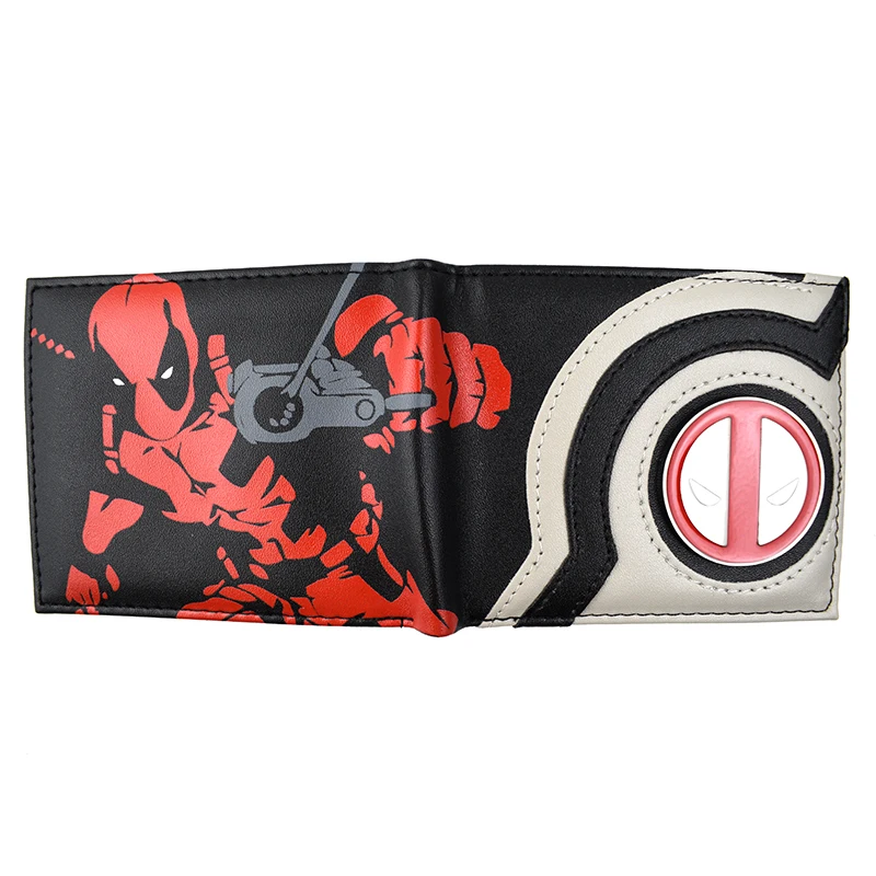 MINISO Metal Design Marvel Comics Venom Wallets High Quality Men Wallet with Coin Pocket