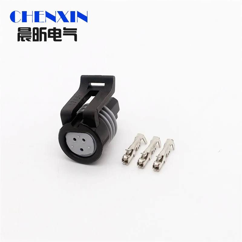 

car accessory 3 pin waterproof automotive oil Fuel Pressure Sensor Connector plug 12110192 12065287 12078090