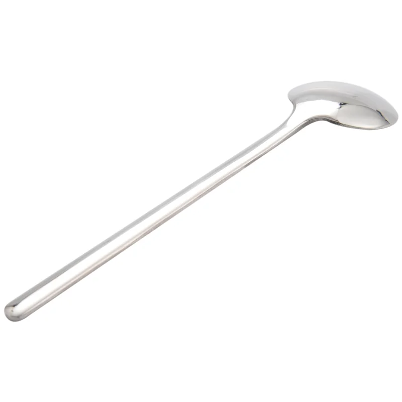 AS94-6 pezzi cucchiaio da caffè cucchiaio da caffè in acciaio inossidabile 304 con manico lungo set di cucchiaini da tè da dessert accessori da cucina argento S