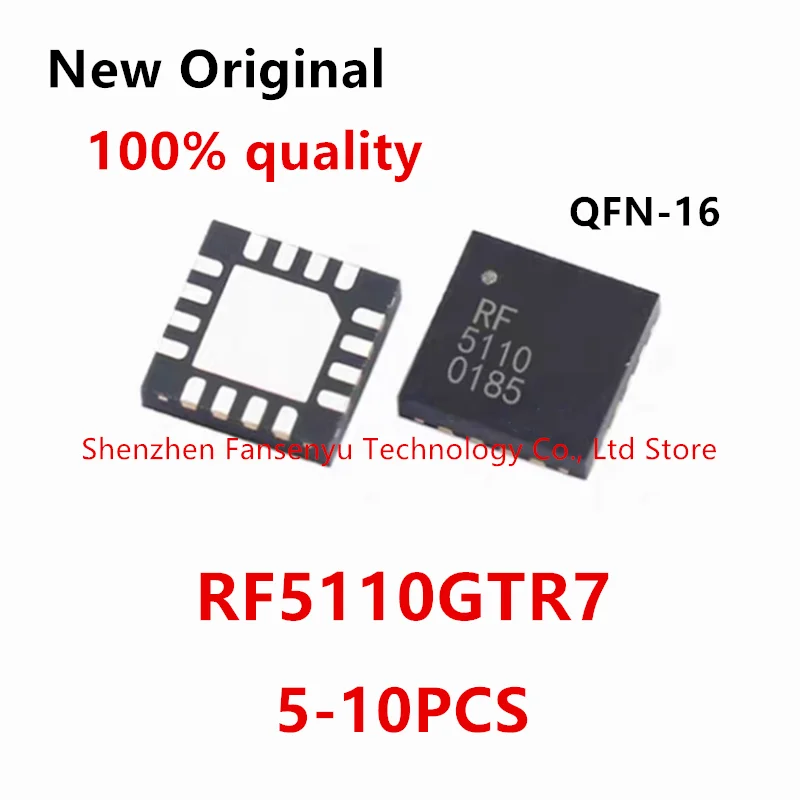 

(5-10piece) 100% New RF5110GTR7 RF5110G RF5110 QFN-16 Chipset.