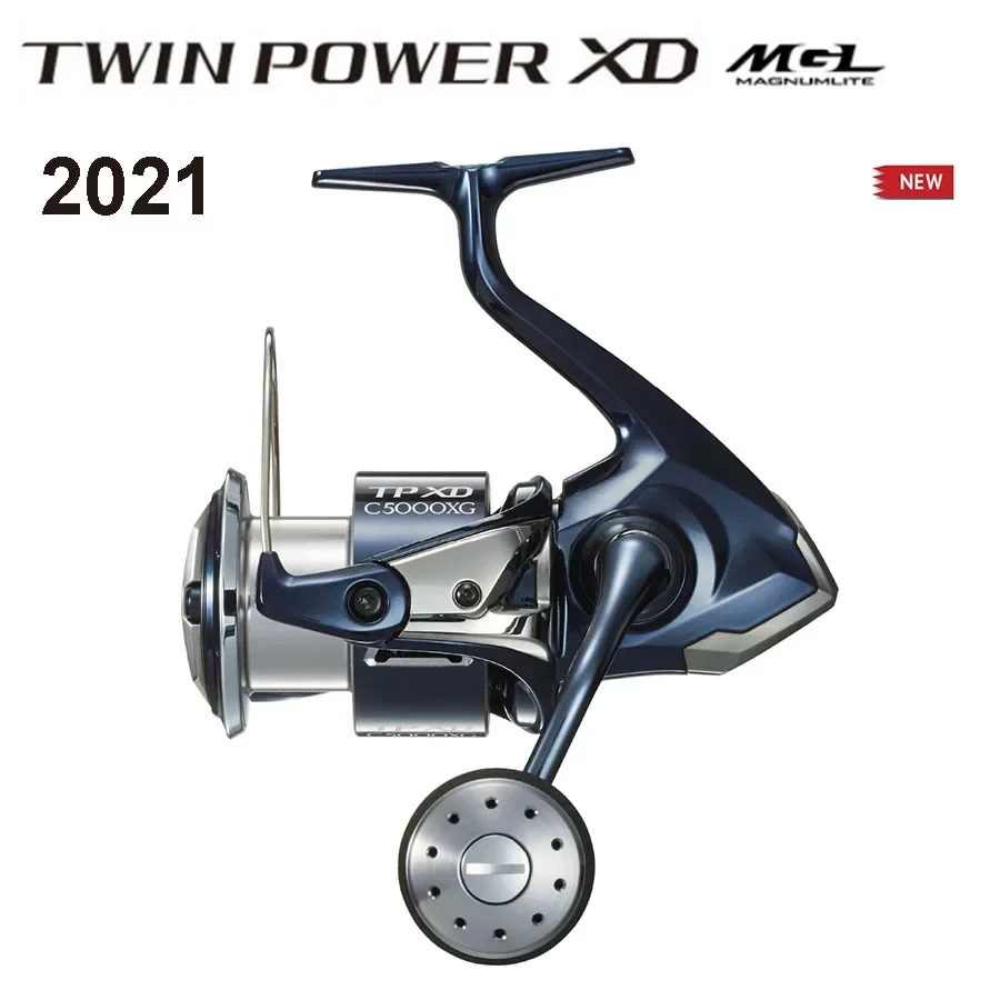 NEW 2021 SHIMANO TWIN POWER XD Spinning Reel C3000XG C3000HG 4000XG 4000PG 4000HG C5000XG Seawater Fishing Reel Endurance Wheel