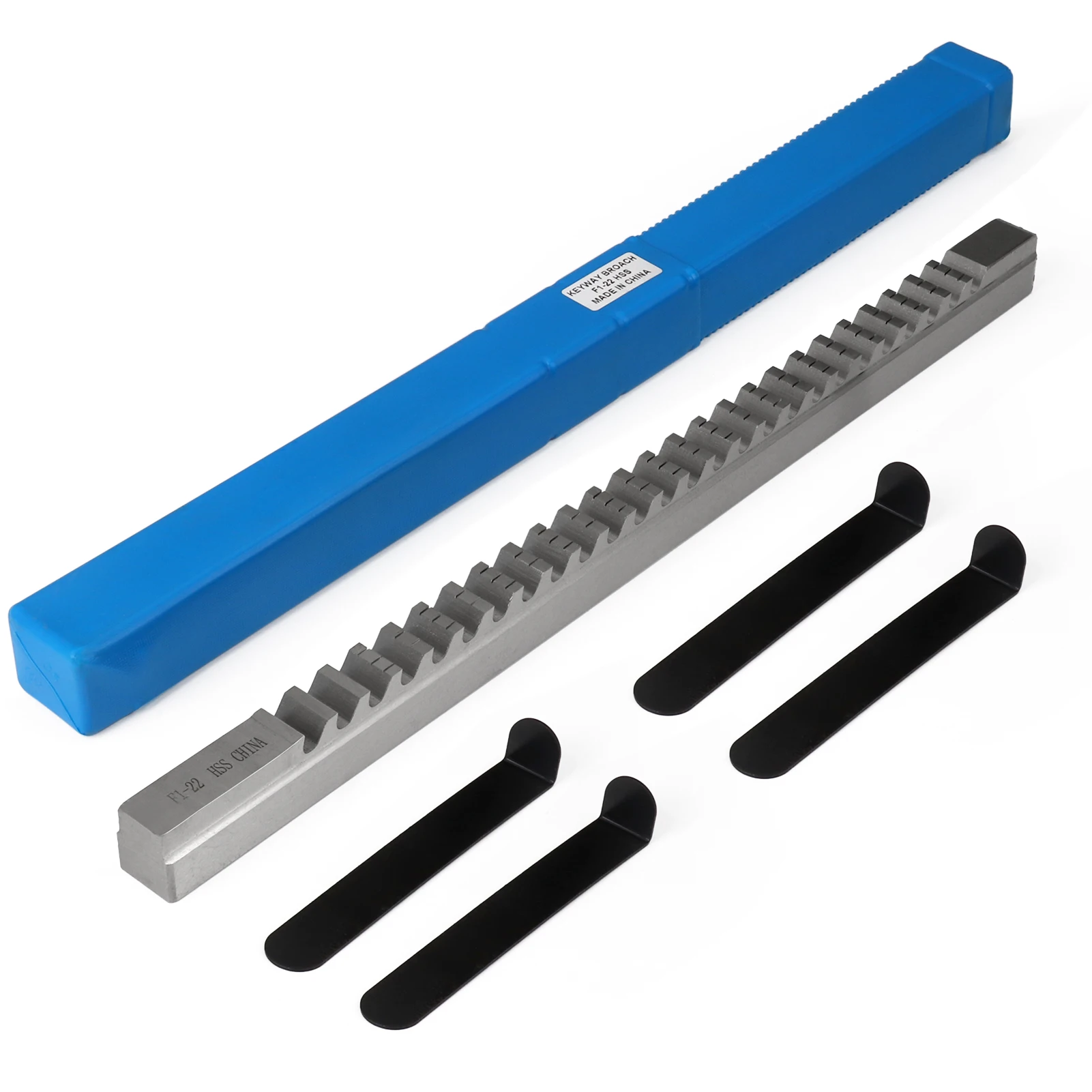 

Hss Groove Keyway Broaches Set Bushing Shim Set Metric System KEYWAY BROACHS--F1-22 HSS Keyway Tool Knife for CNC Machine