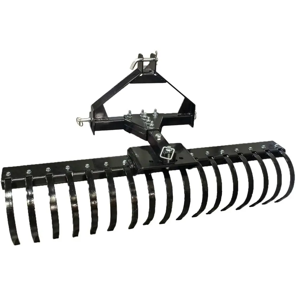 

Сельскохозяйственные грабли IMPACT IMPLEMENTS Cat-0 с зубьями из пружинной стали для быстрой очистки от мусора, листьев и топнёжей.