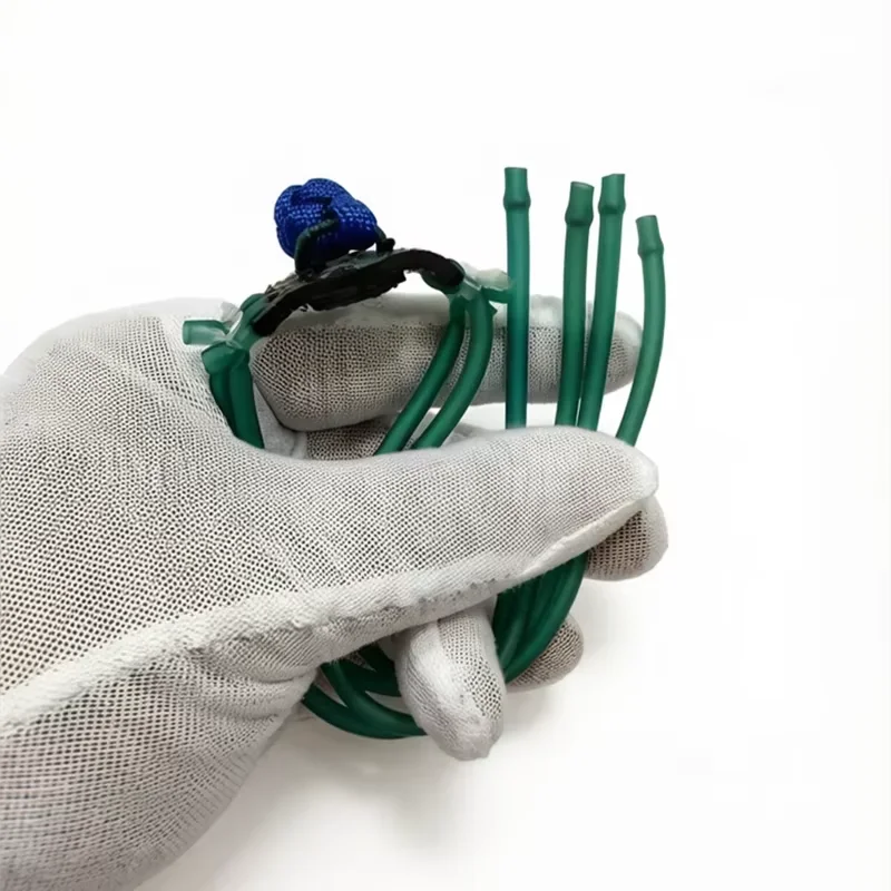 G5 Slingshot 4-Strand Rubber Band Built-in Magnet Hand Grip Shooting Accessory 4 Strand 1636 Round Rubber Band Built-in 3mm