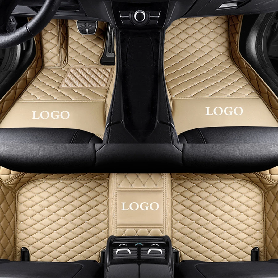 

YUCKJU Custom leather car mat for jeep All Models renegade compass cherokee patriot wrangler automobile carpet cover Car-Styling