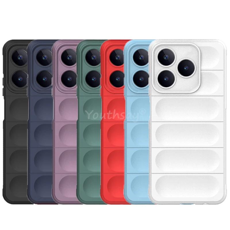 For Realme C61 Case Silicone Liquid Shockproof TPU Protector Anti-drop Phone Case Realme C61 Cover Realme C61 Case Rubber