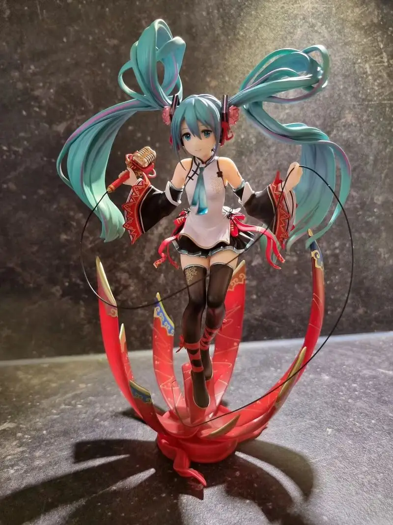 

New Virtual Singer Miku Action Figure For Expo Concertsfuture Sound Scenes Collectible Ornament Birthday Surprise Gifts For Fans