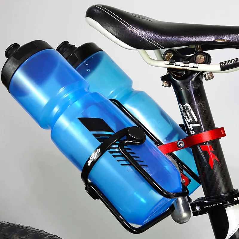 Double Bottle Conversion Seat Adapter Cage Adjustable Bike Seat Post Mount Converter Handlebar Kettle Holder