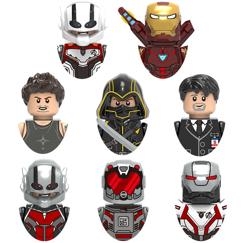 X0265 XH1320 XH1326 Super Hero Series Hawk Eye Iron Man ant-Man Bricks Cartoon Character building block Boy Birthday Present